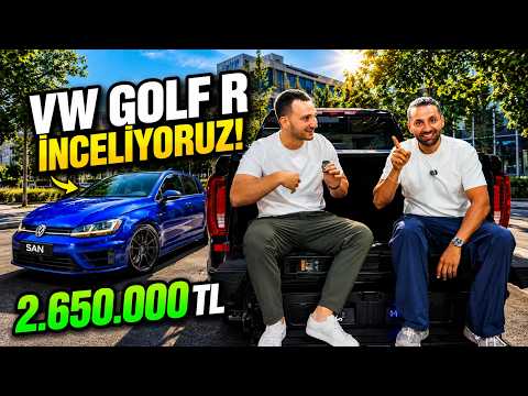 VW GOLF R İNCELİYORUZ VE ESNAF ZİYARETİ YAPIYORUZ! | TUNÇ METE @eminsann