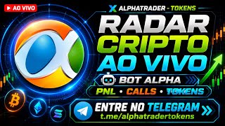🔴 AlphaTrader AO VIVO — Radar Cripto, Tokens, Calls, PNL e Memecoins em Tempo Real