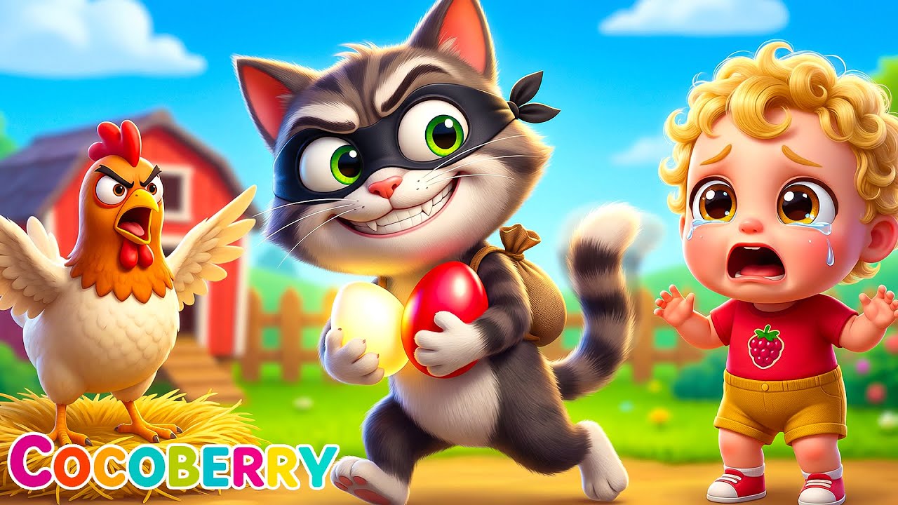 🐔Курица плачет! Кот-вор украл яйца 🥚🐣🔨 | Приключения на ферме Старого Макдональда