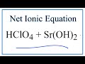 Net Ionic Equations and Balancing