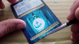 Magic The Gathering alter painting tutorial: Detention Sphere