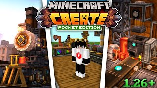 🔥Create Mod in Minecraft PE 1.26+ 😱 | Fully Working Machines & Automation! screenshot 3