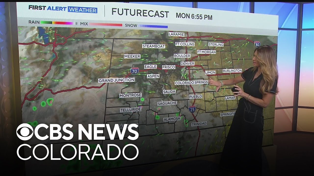 Mild and dry for Monday with shower chances throughout the week - YouTube