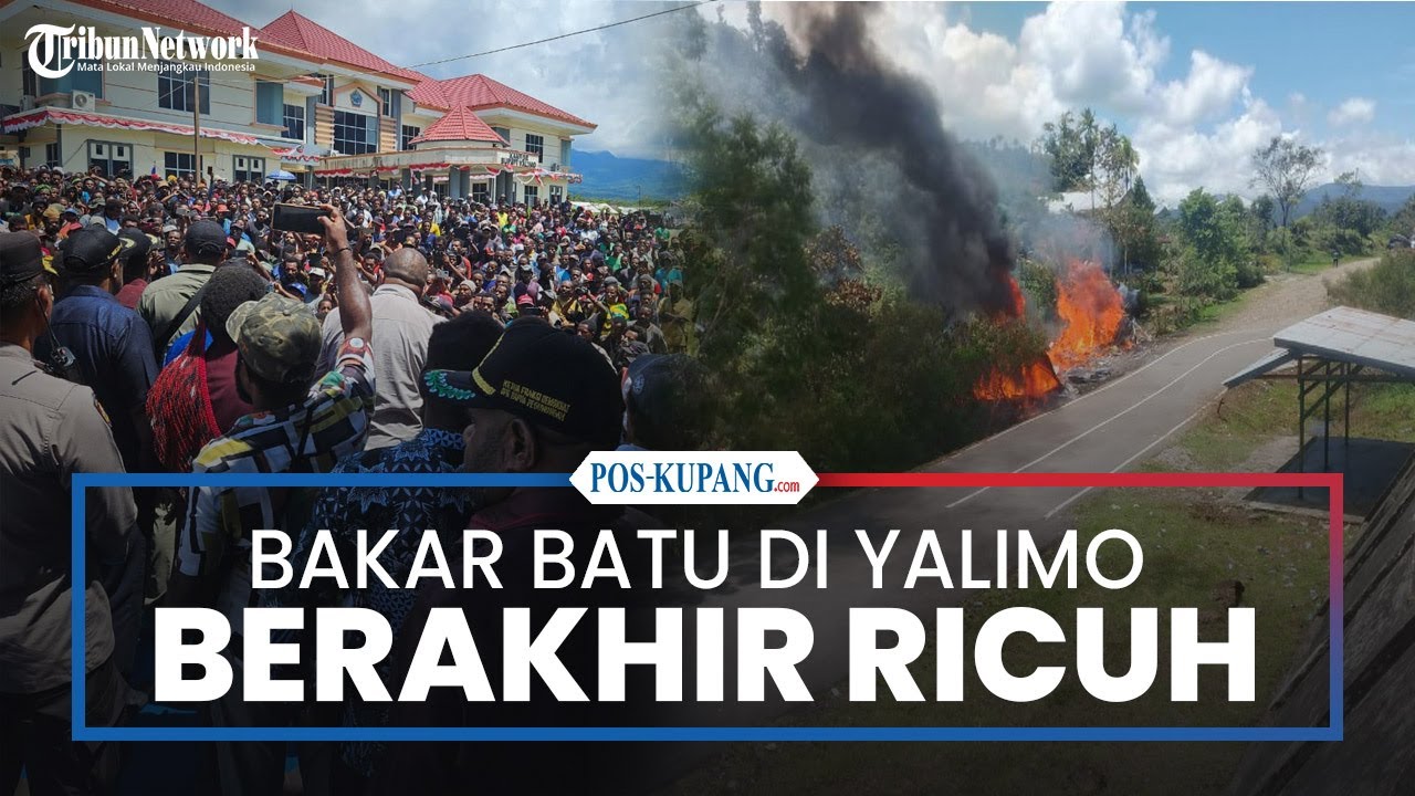 Yalimo Ricuh Ricuh di Yalimo Dipicu Tradisi Damai Bakar Batu Tak Libatkan Warga 4 ...