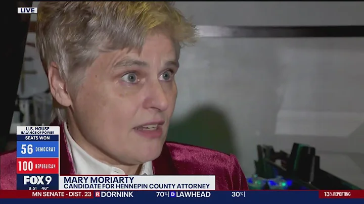 Mary Moriarty offers victory speech as new Hennepi...
