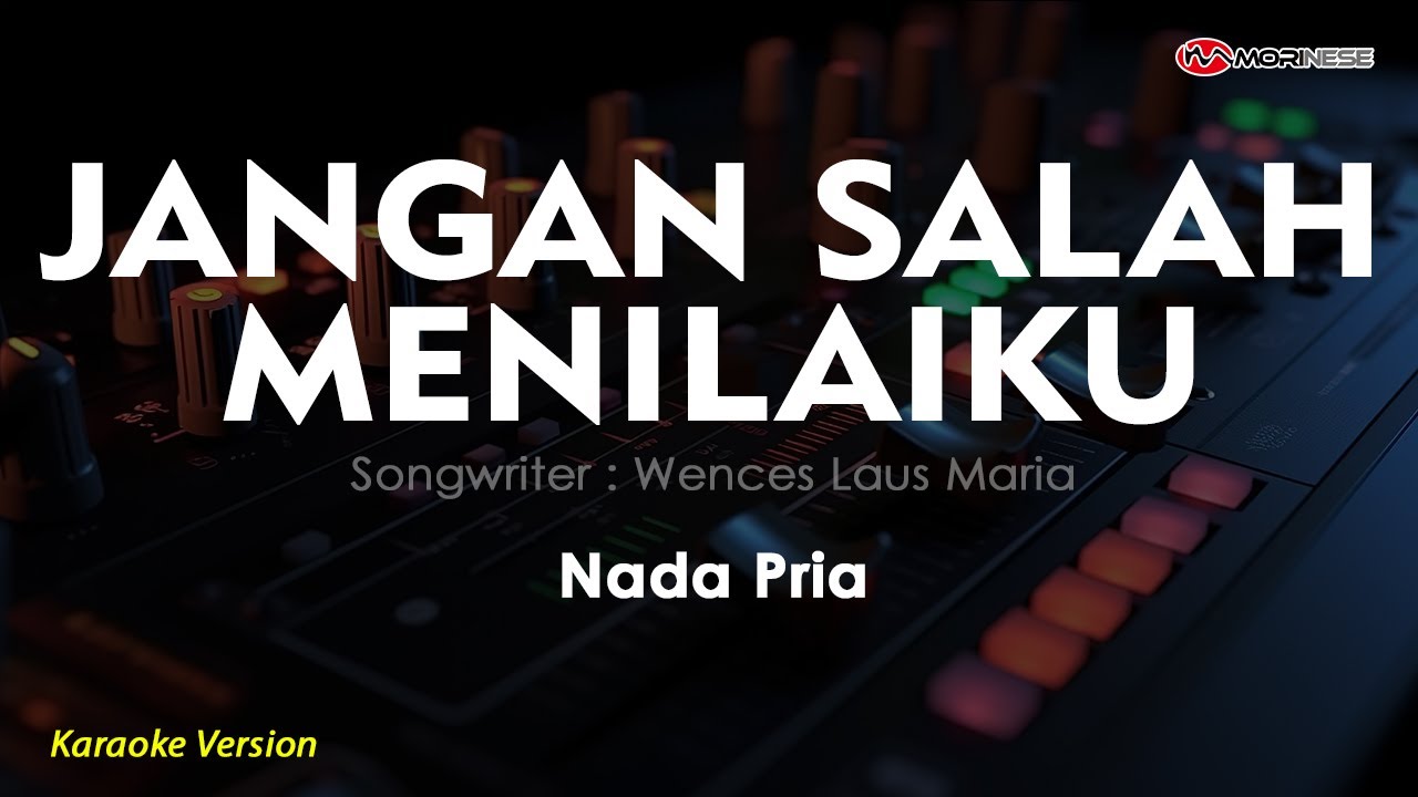 JANGAN SALAH MENILAIKU Tagor Pangaribuan Karaoke Nada Pria YouTube