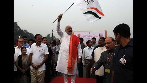 PM Narendra Modi flags off Run for Unity