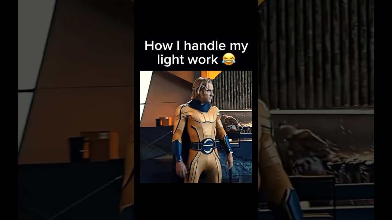 How I handle my light work 😂
