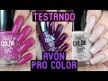 Avon Pro Color - SECAGEM EM 60 SEGUNDOS | Testando com a Gabi