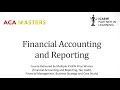 How to pass the icaew aca financial accounting and reporting far exam