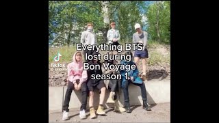 Everything BTS Lost During Bon Voyage S1 [ENG SUB]