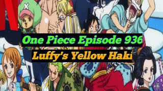 One piece episode 936 Luffy's HAKI
