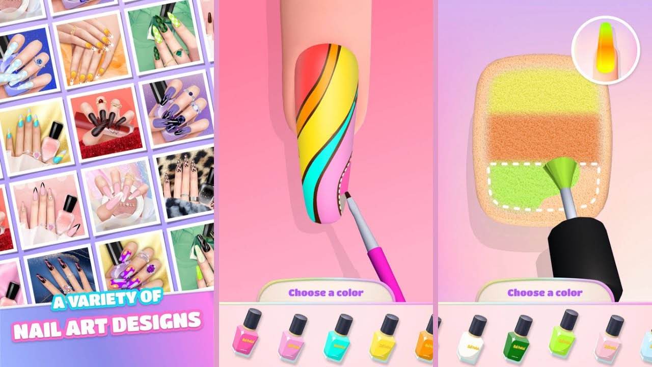 JOGO NAILART - JOGO DE FAZER UNHA / JOGO DE MANICURE - YouTube