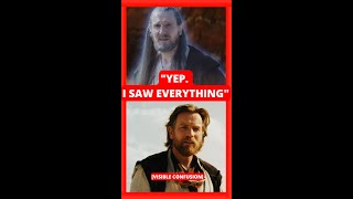 Qui Gon Jinn Saw Everything: I wAs AlWaYs HeRe, ObI-wAn KeNoBi #shorts