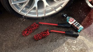 Perfectly Clean Wheel Barrels | Adam's Angled Wheel Barrel Brush