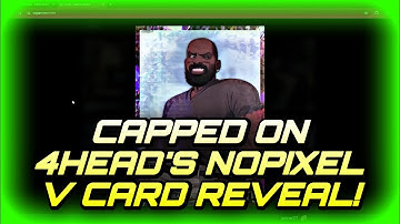 Capped (Pigeon) Reacts To 4HEAD NoPixel V Card Reveal | NoPixel GTA RP | NoPixel Clips