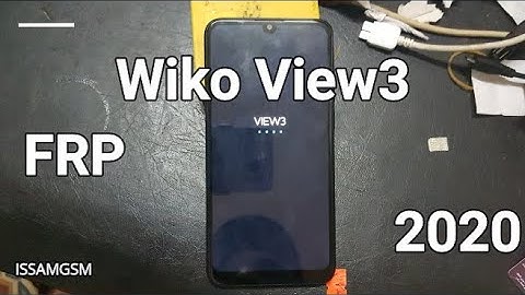 Wiko View3 FRP W P311 Bypass Google Account 2020 Wiko View4