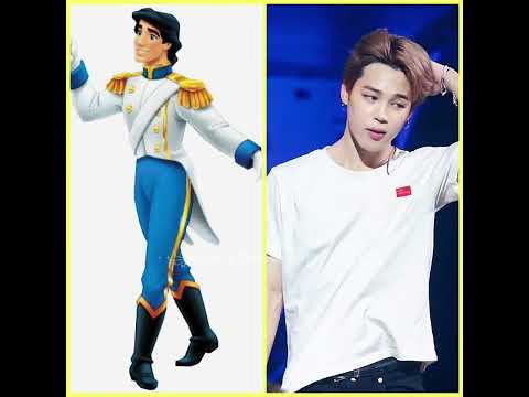 Black pink and BTS - Disney Princess and Prince
