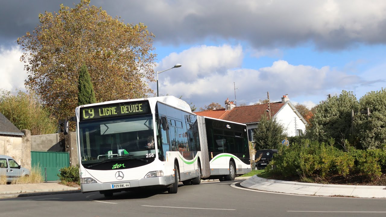 Mercedes-Benz Citaro G GNV n°256 | ligne C9 Grezillières - Basse Goulaine | Réseau TAN | Nantes