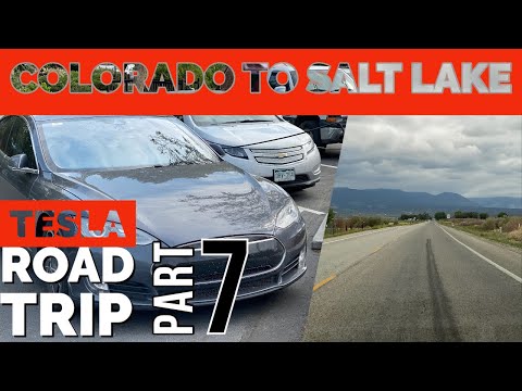 Tesla Road Trip Part 7 - Salida, CO to Salt Lake City, UT via Denver, CO