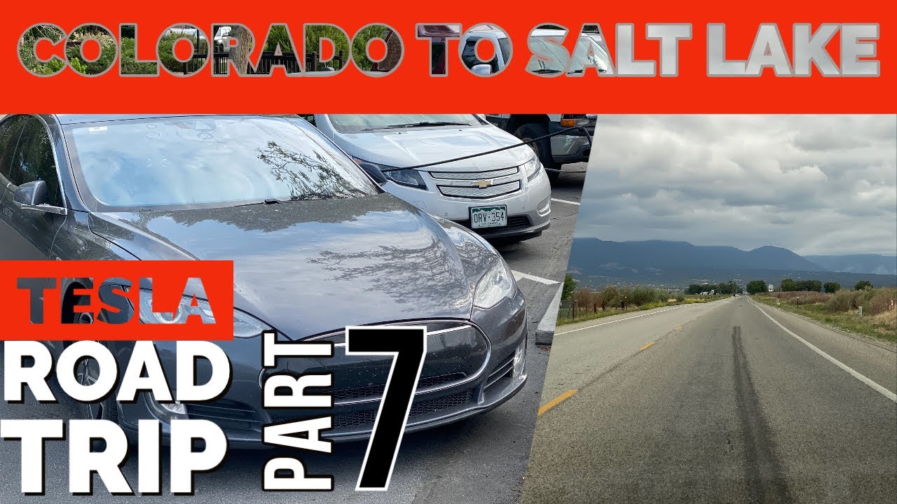 Tesla Road Trip (w/data) Part 7 Salida, CO to Salt Lake City, UT via