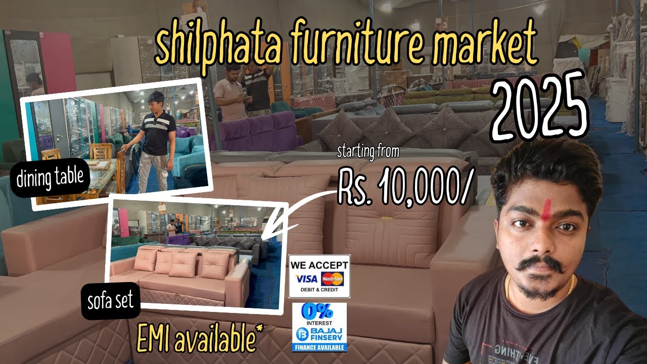 Shilphata Furniture Market Tour | स्वस्त आणि मस्त फर्निचर मार्केट शिळफाटा | furniture market mumbai