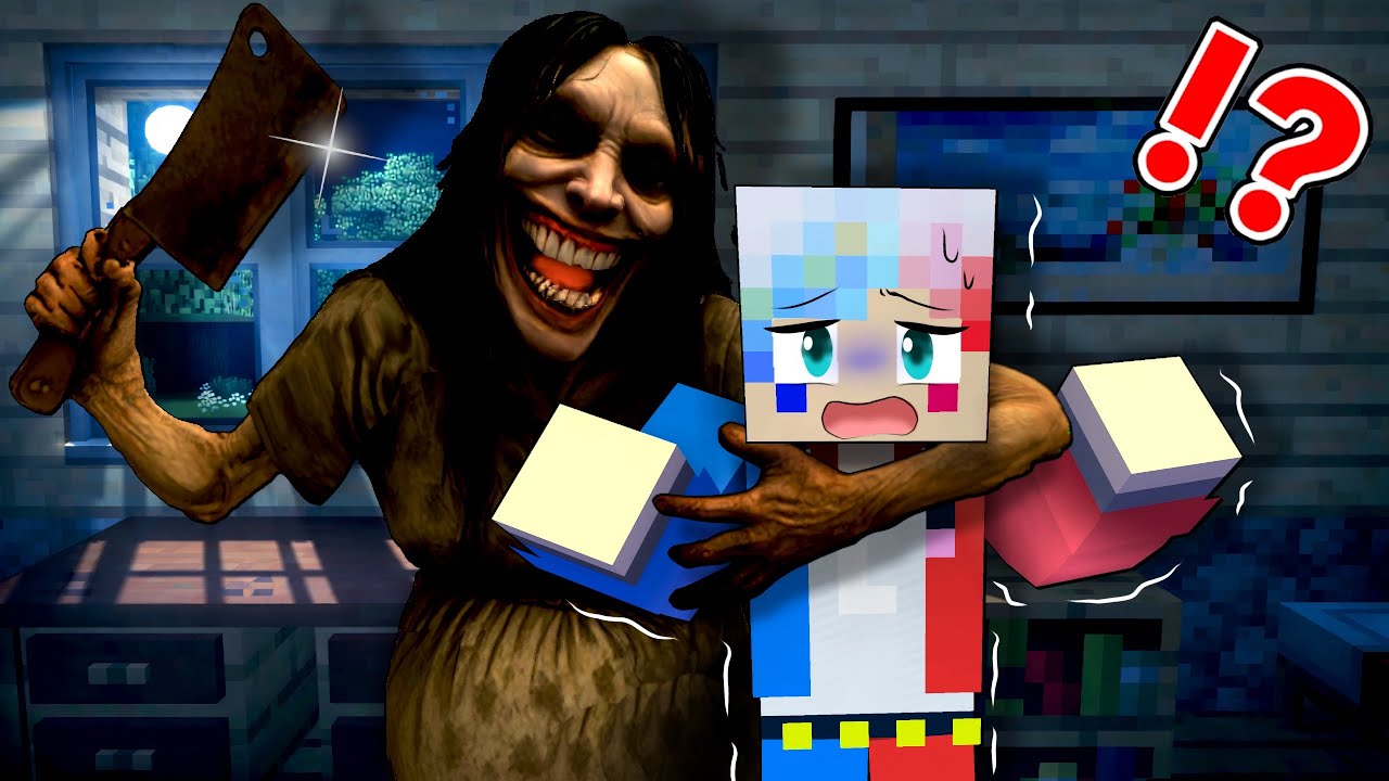 【知らない誰かが住んでいる…？】超怖い家で幽霊に呪われるマインクラフト👻【マイクラ】ぽっぴんず