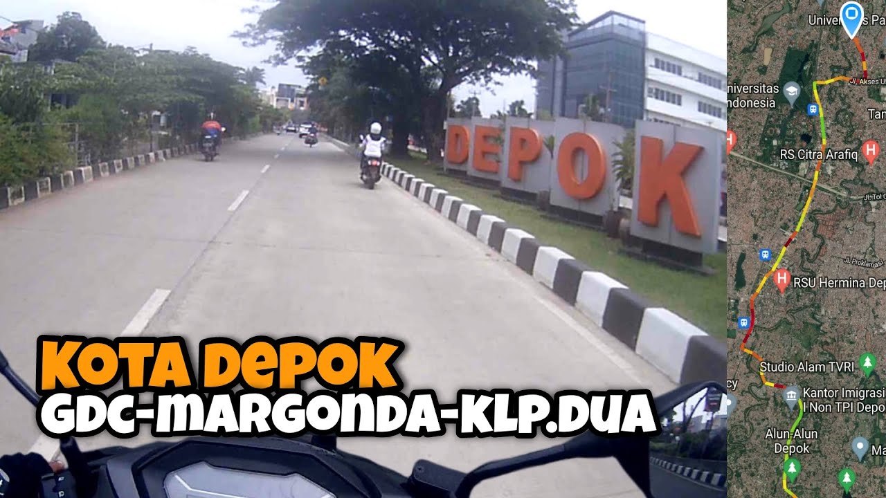 KOTA DEPOK || Pasar Pucung - GDC - Margonda - Kelapa Dua || Vario 160 || 11 Okt 2022