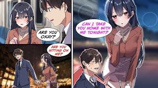 [Manga Dub] I comforted the girl on the train who just got cheated on, and we went to dinner...
