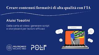 Dalla carta al video: generare script e storyboard per lezioni efficaci (Aluisi Tosolini)