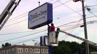 Bates Troy Sign Install
