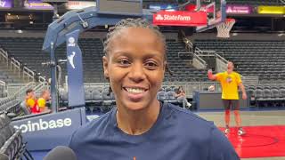 Kyra Lambert signs with Indiana Fever, talks with media after first practice