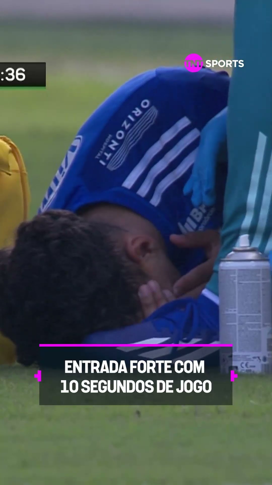 APENAS 10 SEGUNDOS DE JOGO E A 1ª FALTA DURA DO CLÁSSICO GALO X CRUZEIRO #shorts