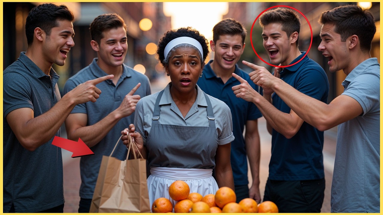 Un Millonario Viudo Vio a 5 Jóvenes Humillar a una Empleada — Lo Que Hizo ENMUDECIÓ la Calle