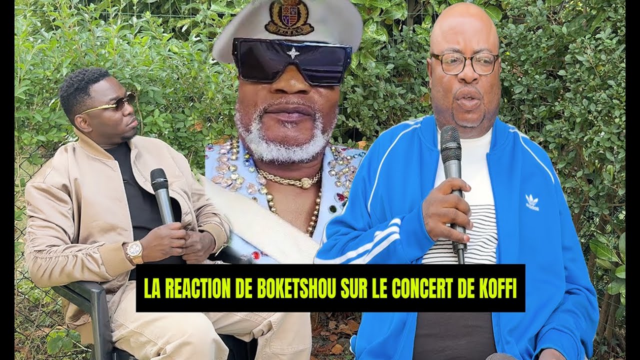 BOKETSHOU : KOFFI OLOMIDE AZA LÉGENDE NUMÉRO 1 NA MUSIC ET PARLE DU CONCERT YA LEGENDE YA MUSIC 