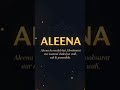 Aleena Name Done Plz Comments Your Name #calligraphy#handwriting #namescalligraphy