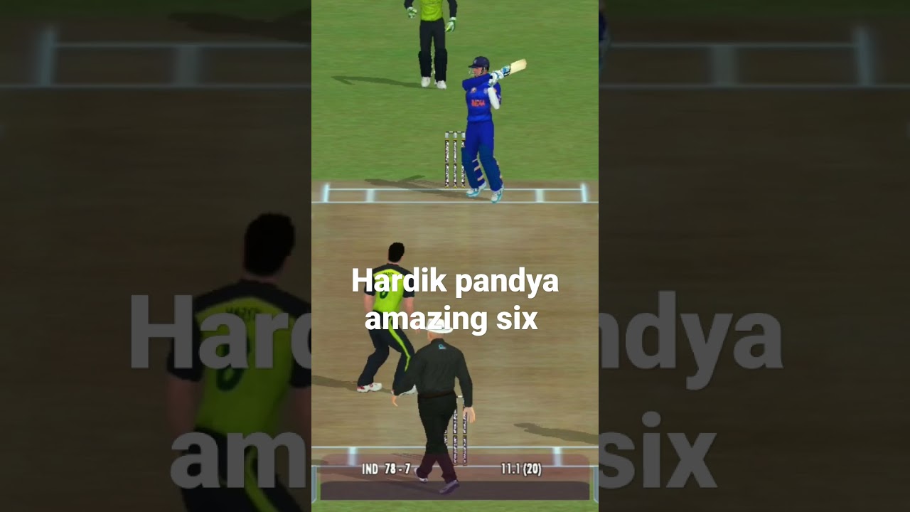 Hardik pandya amazing six #shorts