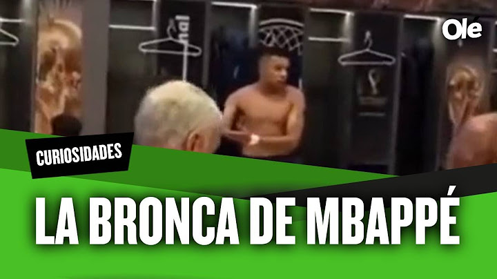 FINAL QATAR 2022 | La calentura de un Mbappé en el entretiempo vs. Argentina