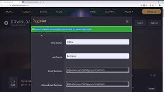 Create Account