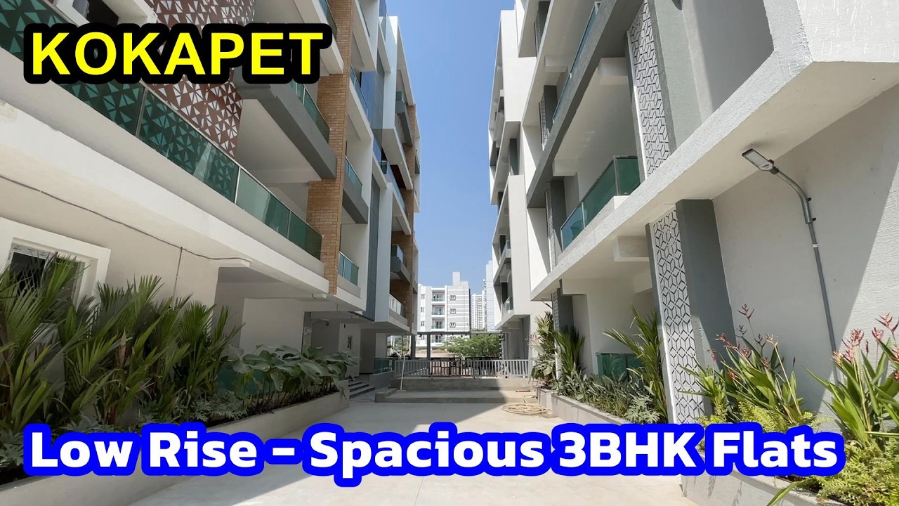 📞63041 81769 - @Kokapet -Low rise Semi gated Community- Near Financial District & Gachibowli