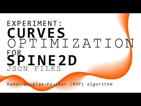 Spine2D Experiments 1: Curve Optimization for JSON Files with RDP algorithm in a Custom Node Editor
