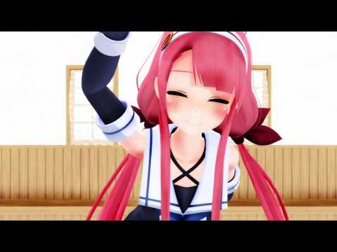 【艦これMMD】江風が撫でてくれるようです