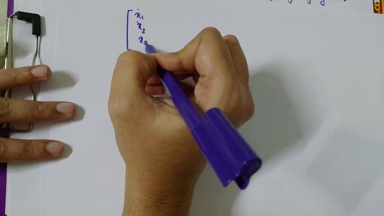 State Space Representation using Phase Variables - YouTube