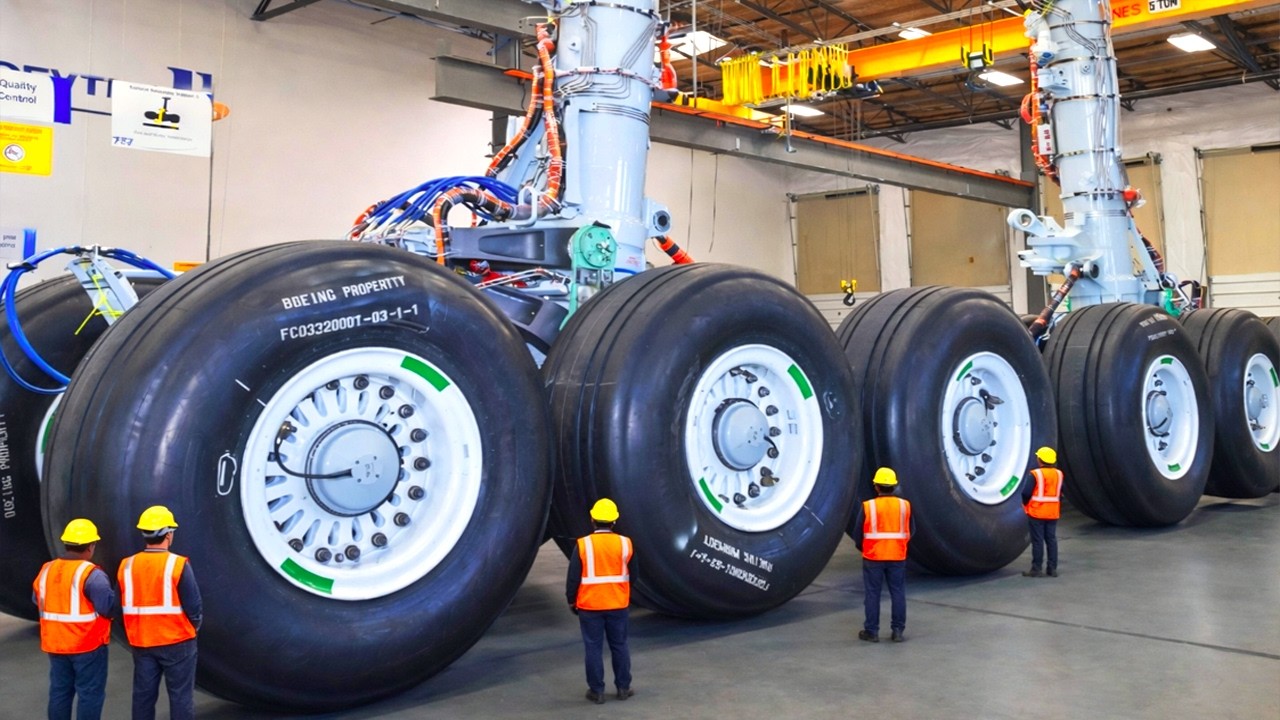 JAK się PRODUKUJE KOŁA do SAMOLOTÓW | NAJBARDZIEJ IMPONUJĄCY PROCES