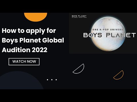 Mnet Survival Show Boys Planet Global Audition 2022