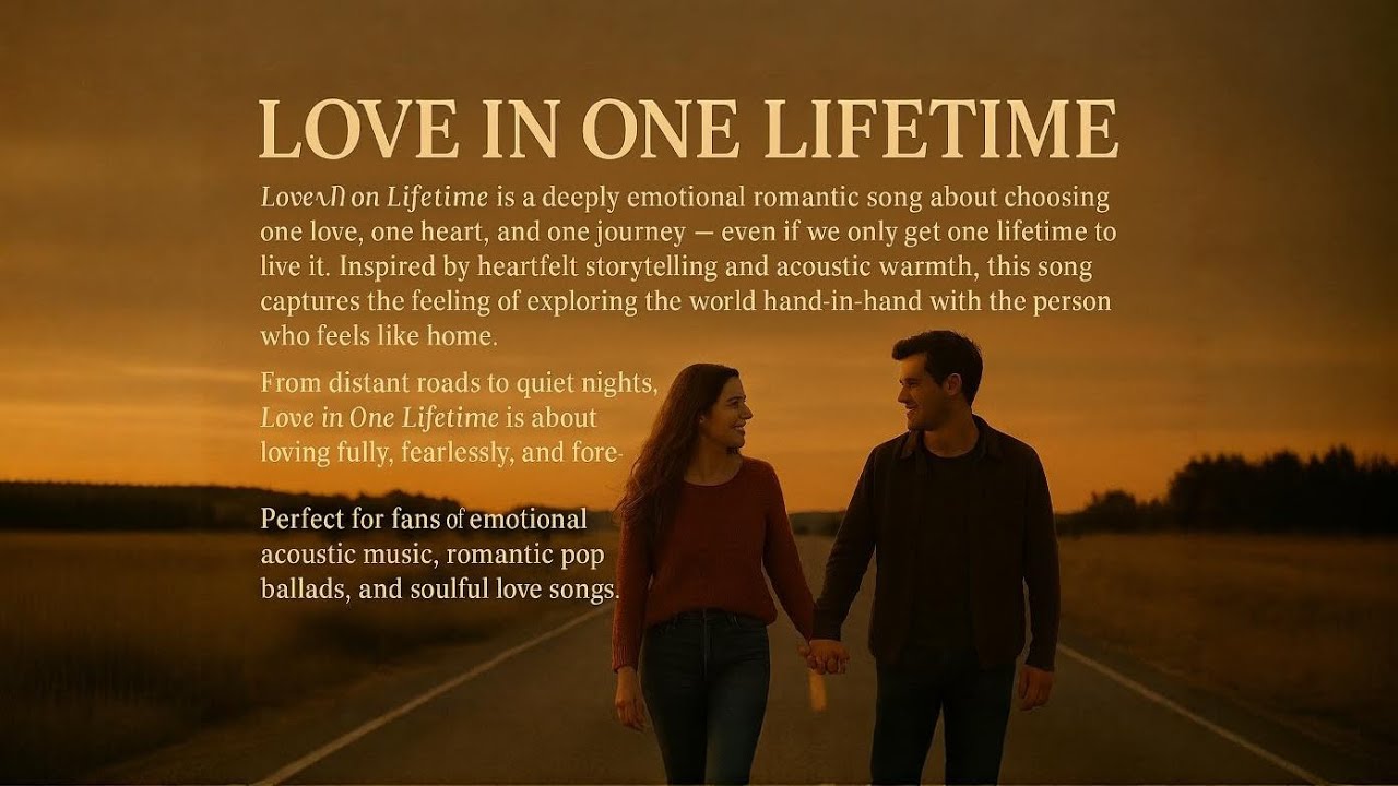 Love in One Lifetime | Emotional Romantic Acoustic Song