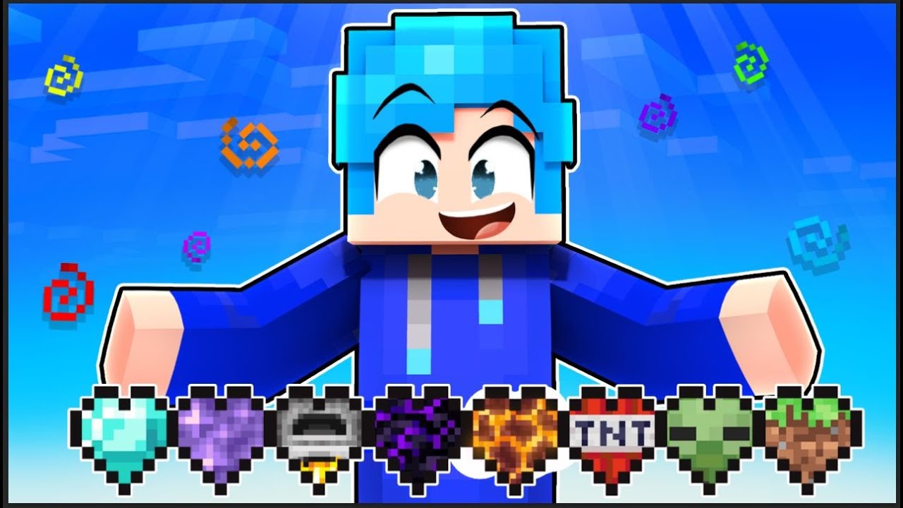 I Have CUSTOM HEARTS in Minecraft!