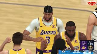 Lakers vs Nuggets 5mins of 4th Highlights I NBA Regular Season I NBA2K24 February 8, 2024 Simulation