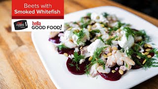 DELICIOUS Beets and Whitefish - get your omega-3s!