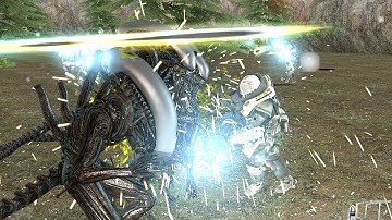 Remastered Alien: Isolation | Alien NPCs vs Combine Juggernauts